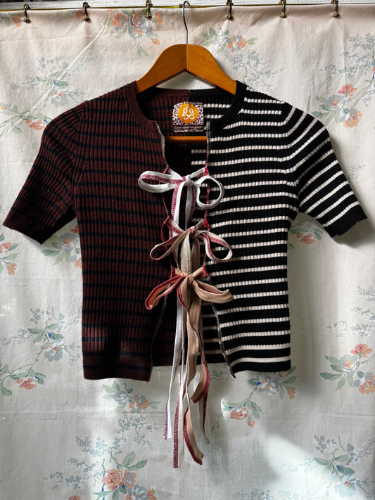 "MEENIE" Peek-a-Bow Cardigan
