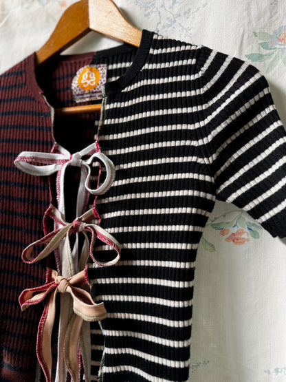 "MEENIE" Peek-a-Bow Cardigan
