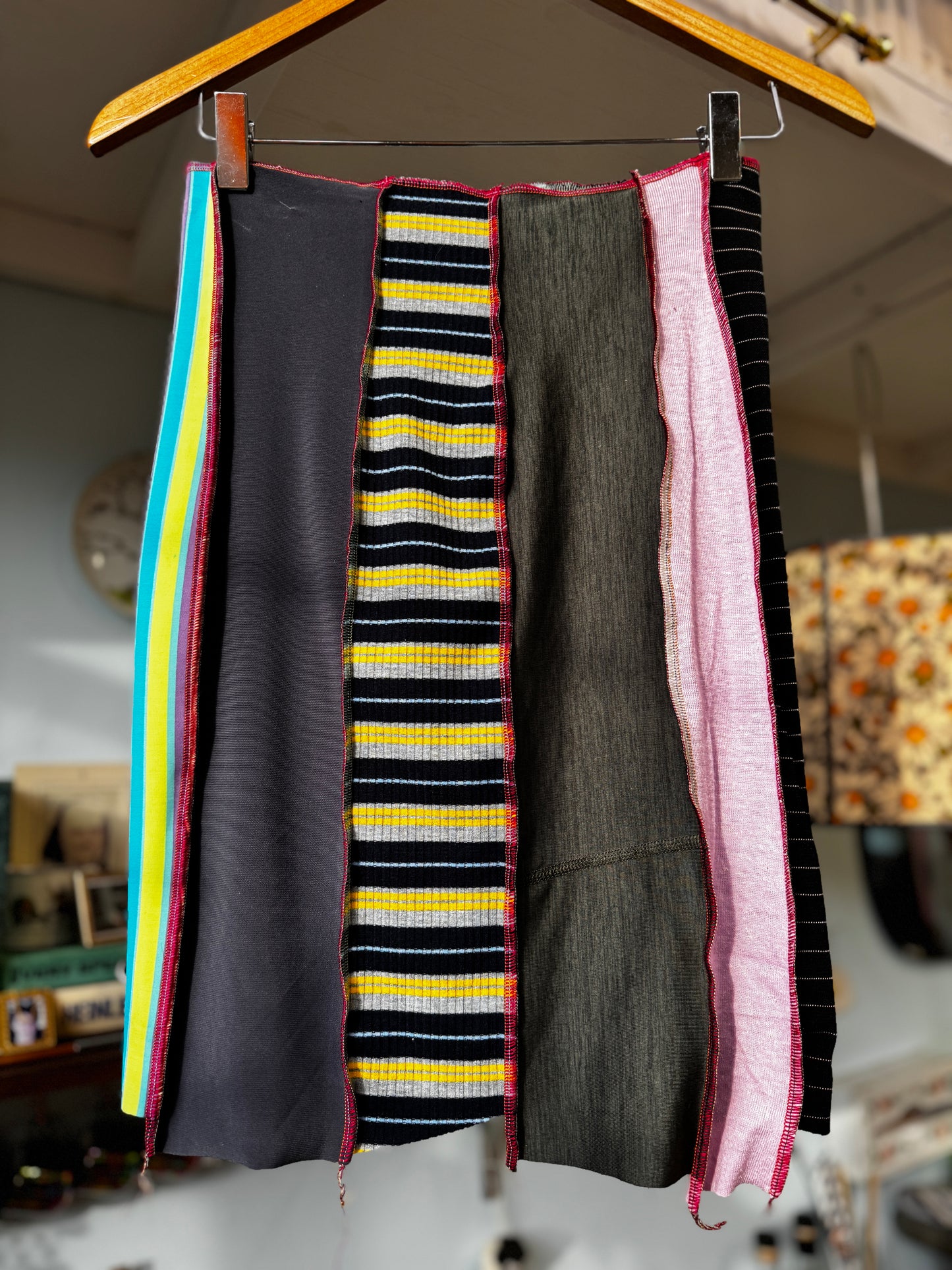 "RIVIERA" Strip Skirt Mini