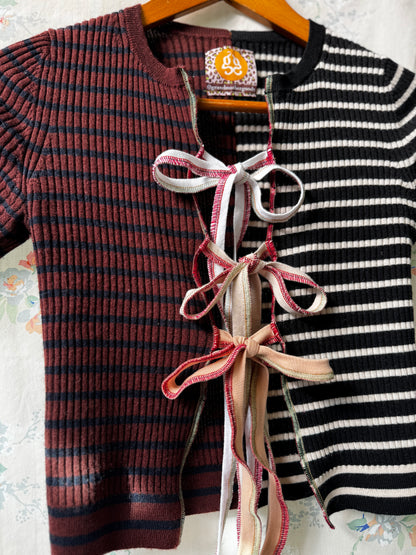 "MEENIE" Peek-a-Bow Cardigan