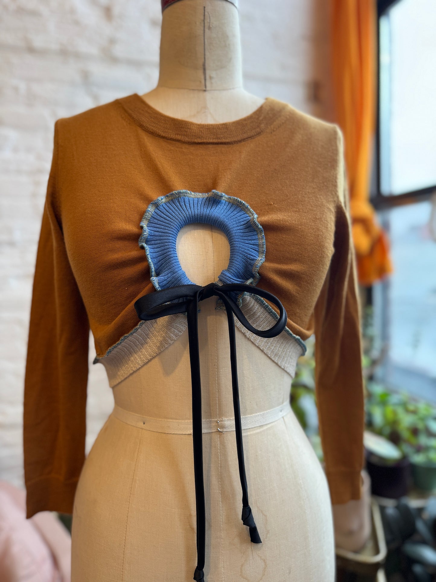 "RALENE" Peek-a-Bow Sweater