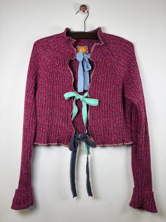 "MURPHY" Peek-a-Bow Cardigan