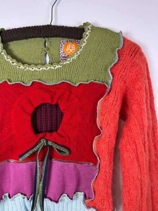 "MYRA" Saves Nine Sweater