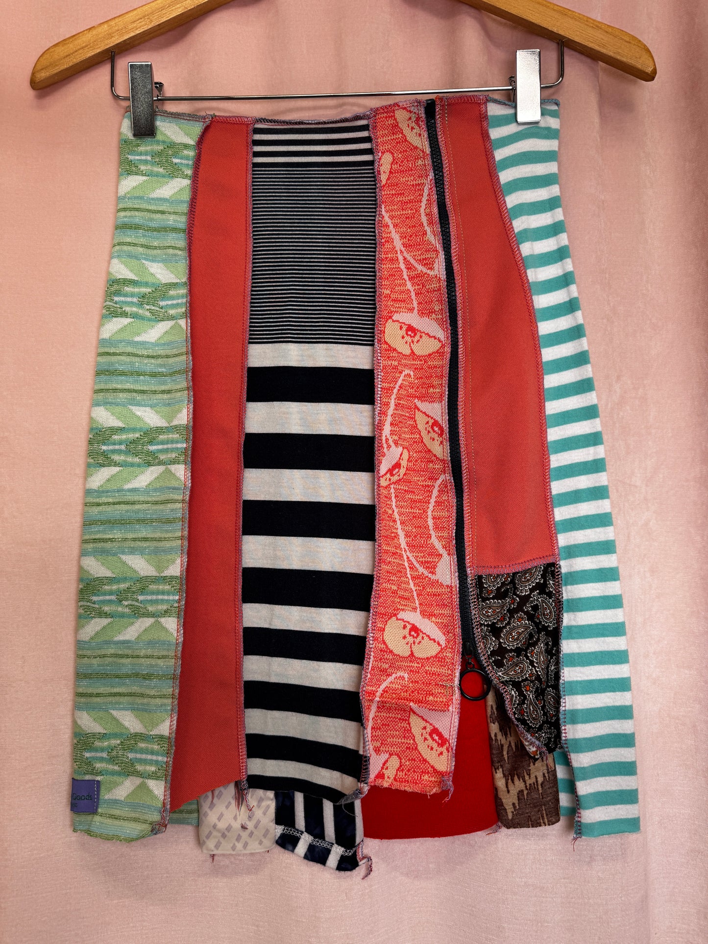 "VELA" Strip Skirt Mini