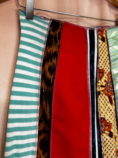 "VELA" Strip Skirt Mini