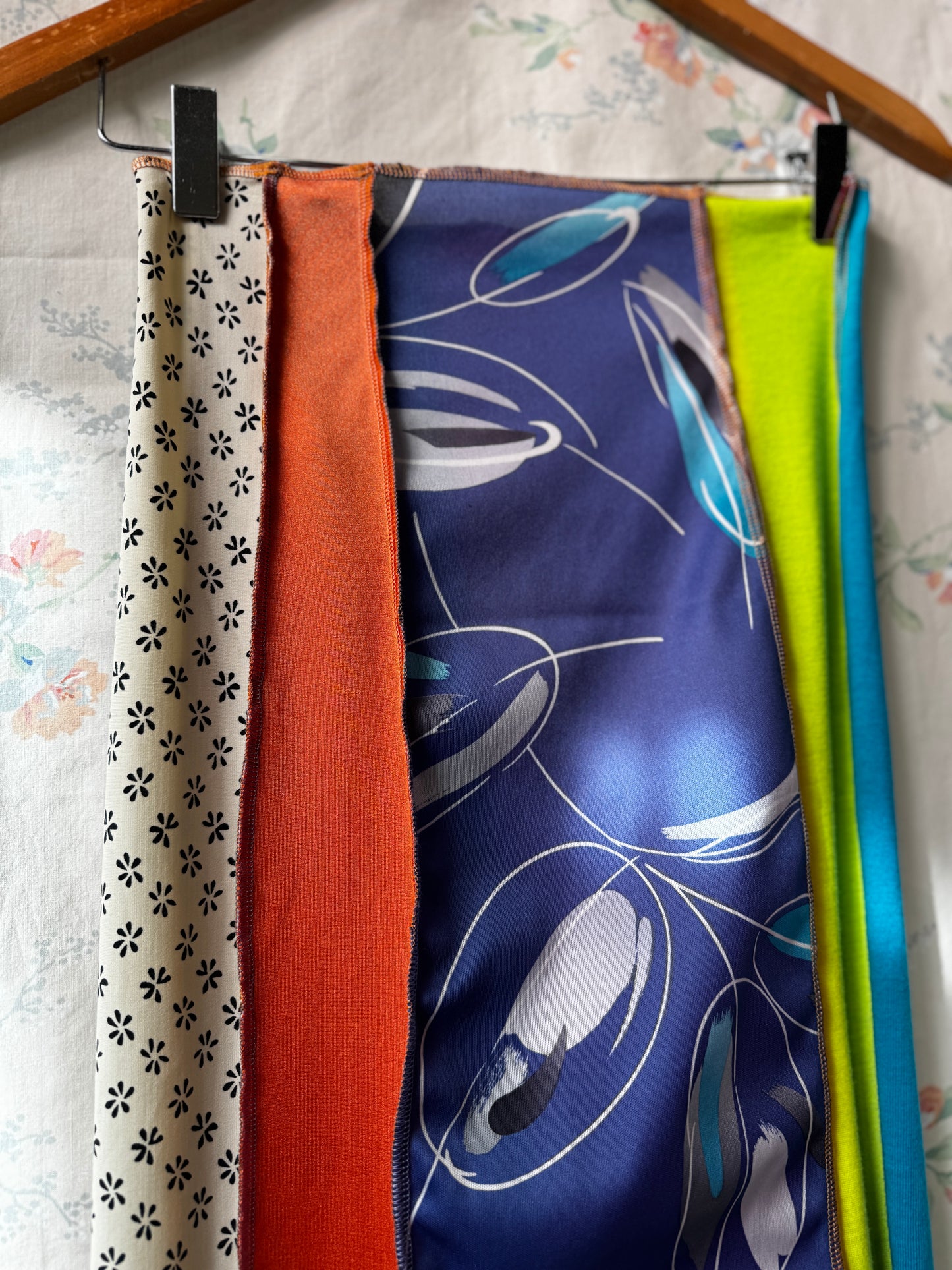 "COLLEEN" Strip Skirt Midi