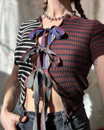 "EENIE" Peek-a-Bow Cardigan